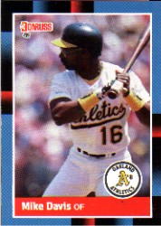 1988 Donruss Baseball Cards    281     Mike Davis